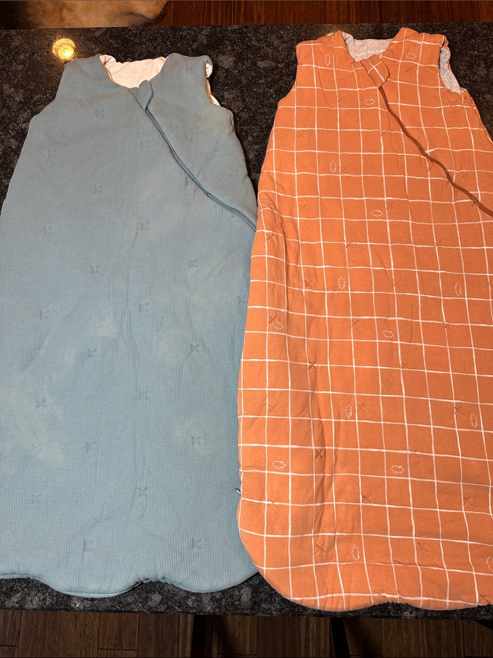Lot of 2 Organic cotton Loulou Lollipop Sleep Sack Wearable Blanket